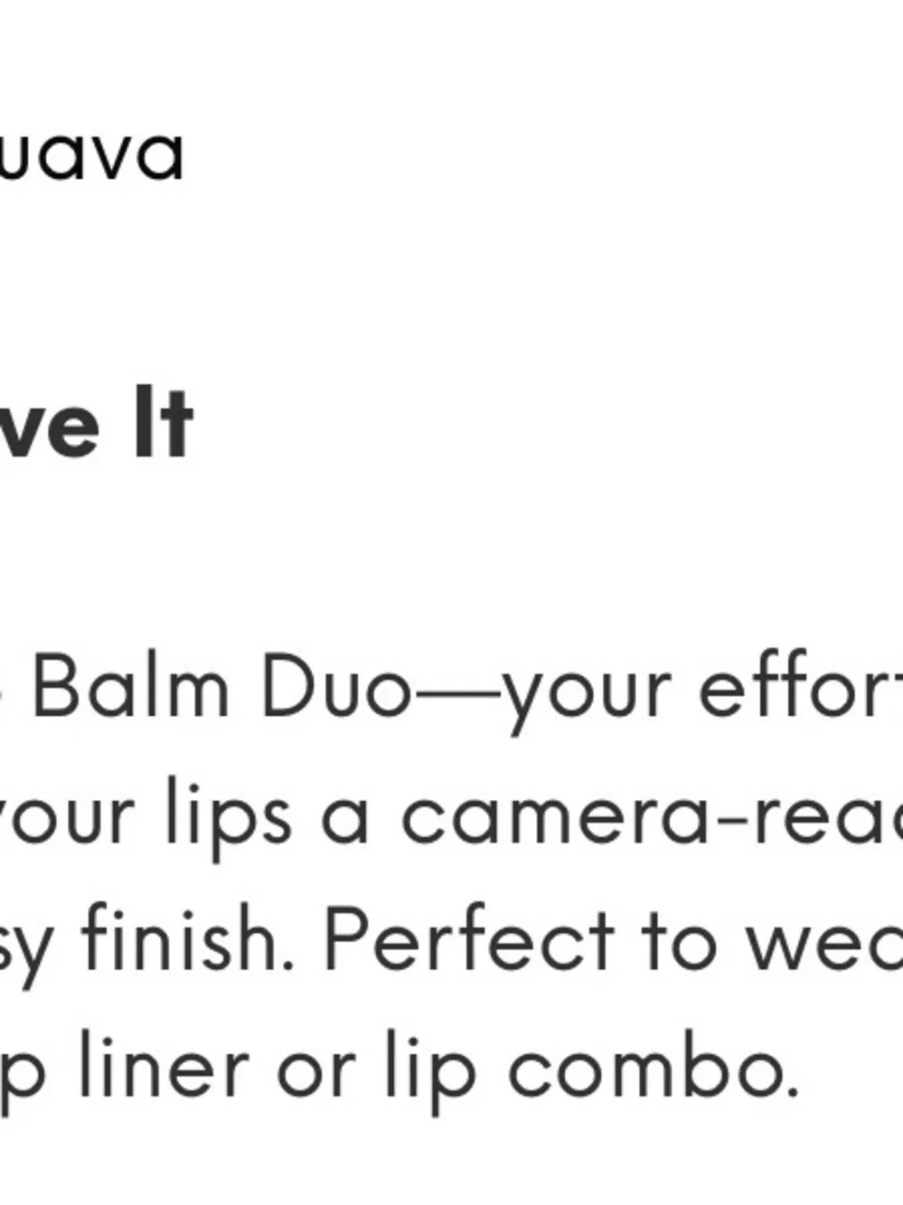 Olivia Umma lip balm